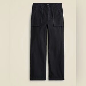 J. Crew Black Straight-Leg Pants